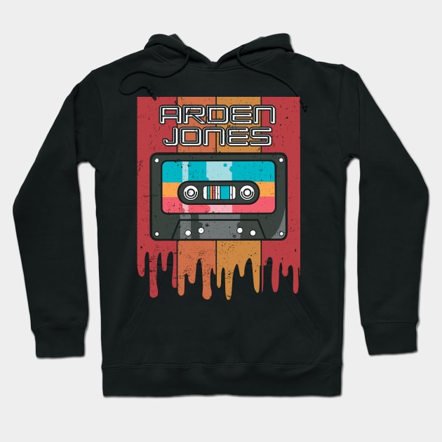 Classic Personalized Arden Proud Name Cassette Hoodie by ElinvanWijland birds